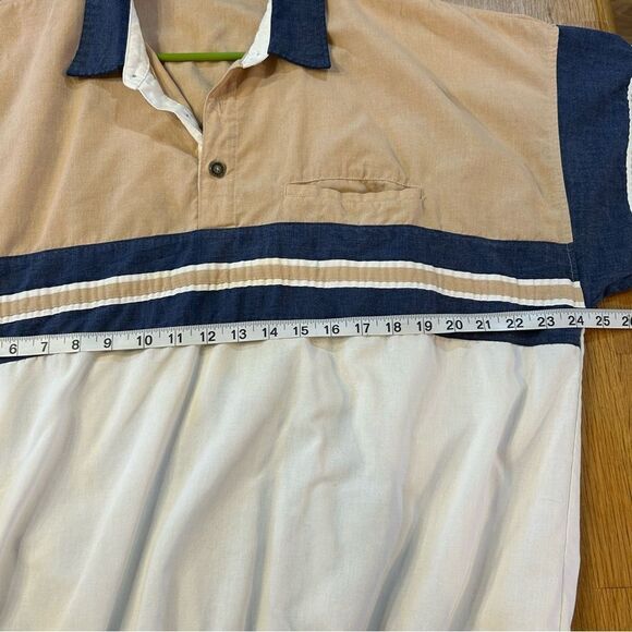 Vintage Knightsbridge 80s 90s XL Men’s Short Sleeve Shirt - Picture 7 of 10